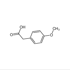 对甲氧基苯乙酸	|104-01-8	 