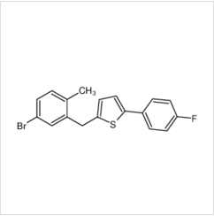 2-(2-甲基-5-溴苄基)-5-(4-氟苯)噻吩|1030825-20-7		 