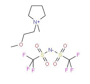 N-甲氧基乙基-N-甲基吡咯烷双三氟甲烷磺酰亚胺盐 | 757240-24-7 