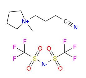 1-腈丙基-1-甲基吡咯烷双（三氟甲烷磺酰）亚胺盐 | 1040381-00-7 