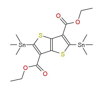2,5-双(三甲基锡基)噻吩并[3,2-B]噻吩-3,6-二乙酯 | 2105955-68-6 