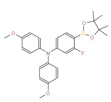 3-氟-N,N-双(4-甲氧基苯基)-4-(4,4,5,5-四甲基-1,3,2-二氧杂硼戊烷-2-基)苯胺 | 2459726-22-6 