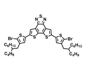 5,8-双(5-溴-4-(2-丁基辛基)噻吩基)二噻吩并[3',2':3,4;2'',3'':5,6]苯并[1,2-c][1,2,5]噻二唑 | 2433725-51-8 