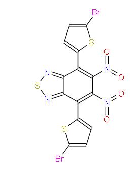 4,7-双(5-溴噻吩-2-基)-5,6-二硝基-2,1,3-苯并噻二唑 | 1000000-27-0 