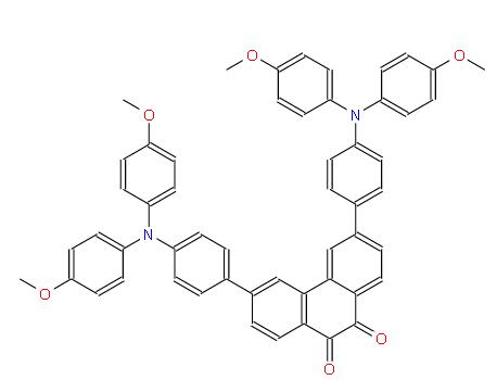 3,6-双(4-(双(4-甲氧基苯基)氨基)苯基)菲-9,10-二酮 | 2851535-83-4 