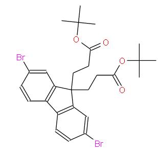 二-叔-丁基 3,3-(2,7-二溴-9H-芴-9,9-叉基)二丙酯 | 1030632-69-9 