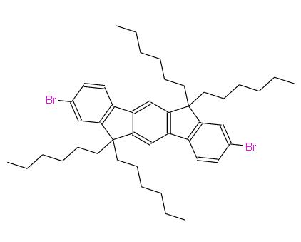 2,8-二溴6,6,12,12-四己基-6,12-二氢茚并[1,2-B]芴|872705-69-6 