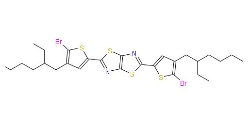 噻唑并[5,4-d]噻唑,2,5-双[5-溴-4-(2-乙基己基)-2-噻吩基]-|2029196-32-3 