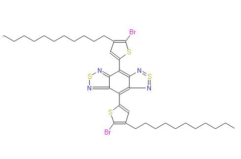 4,8-双(5-溴-4-(2-十二烷基)噻吩-2-基)苯并[1,2-C:4,5-C']双[1,2,5]噻二唑 | 