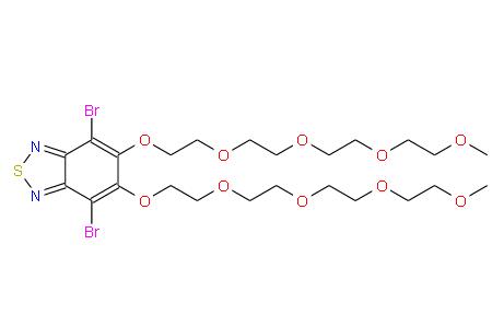 5,6-双((2,5,8,11-四乙二醇单甲醚-13-基)氧)-4,7-二溴苯并[C][1,2,5]噻二唑 | 2409851-84-7 