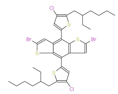 2,6-二溴-4,8-双(4-氯-5-(2-乙基己基)噻吩基)苯并[1,2-B:4,5-B']二噻吩 | 2489562-49-2 