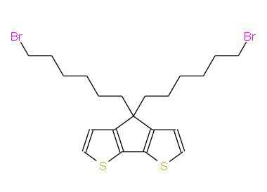 4,4-双(6-溴己基)-4H-环戊二烯[2,1-B:3,4-B']二噻吩 | 713132-35-5 