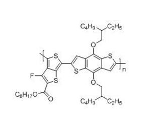 聚[[4,8-双[(2-乙基己基)氧基]-苯并[1,2-B:4,5-B']二噻吩-2,6-二基][3-氟-2-[(2-辛基)羰基]噻吩[3,4-b]并噻吩] | 1160823-84-6 
