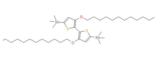(3,3'-双(十二烷氧基)-[2,2'-联噻吩]-5,5'-二基)双(三甲基锡) | 1248460-41-4 