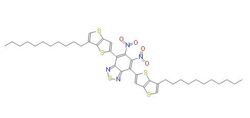 5,6-二硝基-4,7-双(6-十一基噻吩并[3,2-B]噻吩基)苯并[C][1,2,5]噻二唑 | 2304444-50-4 