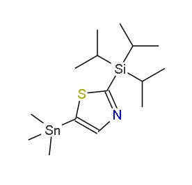 2-(三异丙基硅基)-5-(三甲基锡基)噻唑 | 1005196-16-6 