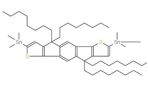 (4,4,9,9-四辛基-4,9-二氢-s-吲哚并[1,2-b:5,6-b']二噻吩-2,7-二基)双(三甲基锡) | 1357250-67-9 