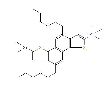 (5,10-二己基萘并[1,2-B:5,6-B']二噻吩-2,7-二基)双三甲基锡 | 2246417-09-2 