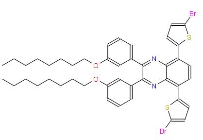 5，8-双（5-溴-2-噻吩基）-2，3-双[3-（辛氧基）苯基]-喹喔啉 | 1100761-34-9 