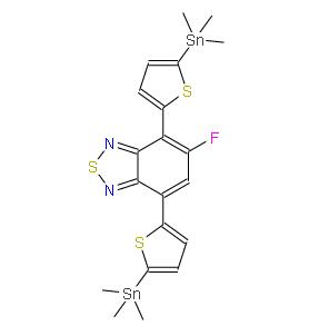 4,7-二(5-三甲基锡噻吩基-2-)-5-氟-2,1,3-苯并噻二唑 | 1611002-56-2 