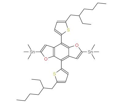 2,6-双(三甲基锡)-4,8-双-[5-(2-乙基己基)-噻吩基]苯并[1,2-b;4,5-b']二呋喃 | 1391764-83-2 