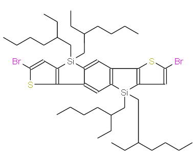 2,7-二溴-苯并[1,2-b:4,5-b]双(4,4'-二乙基己基-4H-硅并[3,2-b]噻吩) | 1217503-11-1 