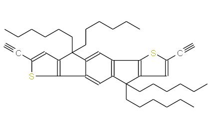 2,7-二乙炔基-4,4,9,9-四己基-4,9-二氢-S-引达省并[1,2-B:5,6-B']二噻吩 | 2383018-88-8 
