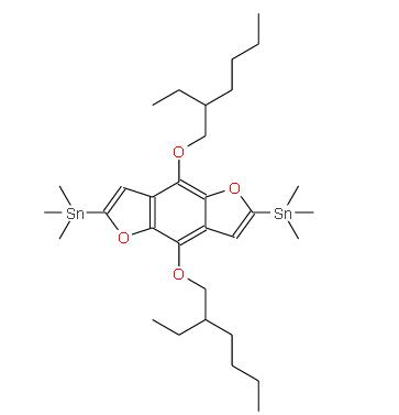 (4,8-双-(2-乙基己氧基)-2,6-双(三甲基锡基)苯并[1,2-b;4,5-b']二呋喃) | 1352743-87-3 