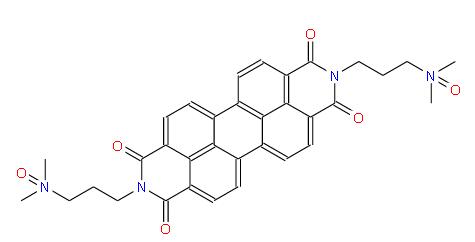 3,3'-(1,3,8,10-四蒽酮并[2,1,9-DEF:6,5,10-D'E'F']二异喹啉-2,9(1H,3H,8H,10H)-二基)双(N,N-二甲基丙烷-1-氧化胺) | 15580 