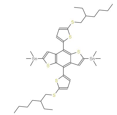 2,6-二(三甲基锡)-4,8-二(5-(2-乙基己基硫基)噻吩-2-基)-苯并二噻吩 | 1613389-30-2 