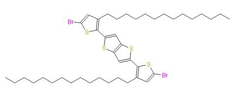 2,5-双(5-溴-3-十四烷基噻吩-2-基)噻吩并[3,2-b]噻吩 | 1246521-88-9 