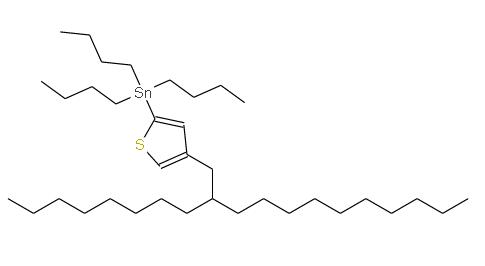 三丁基(4-(2-辛基十二烷基)噻吩-2-基)锡 | 1453167-32-2 