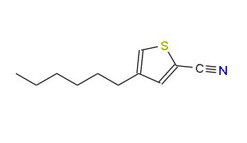 4-己基噻吩-2-甲腈 | 1224430-39-0 