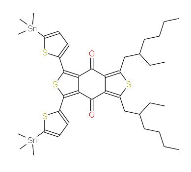 1,3-双(2-乙基己基)-5,7-双(5-(三甲基锡基)噻吩基)苯并[1,2-C:4,5-C']二噻吩-4,8-二酮 | 2111948-40-2 