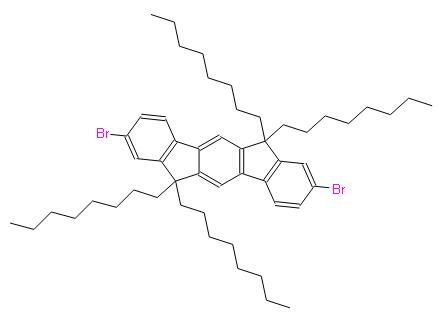 2,8-二溴-6,12-二氢-6,6,12,12-四辛基-茚并[1,2-B]芴 | 264281-45-0 