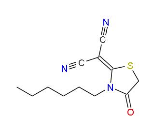 2-(3-己基-4-氧代噻唑烷-2-亚基)丙二腈 | 2084812-77-9 