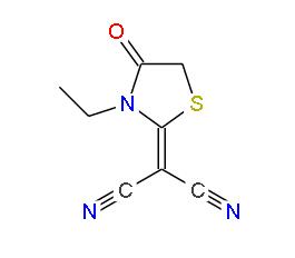 2-(3-乙基-4-氧代噻唑烷-2-亚基)丙二腈 | 623558-68-9 