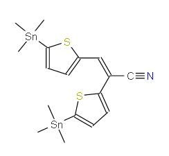 (E)-2,3-双(5-三甲基锡基噻吩-2-基)丙烯腈 | 1610057-05-0 