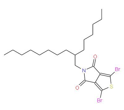 1,3-二溴-5-(2-己基癸基)-4H-噻吩并[3,4-C]吡咯-4,6(5H)-二酮 | 1234306-57-0 