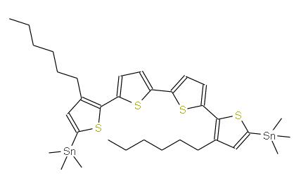 (3,3'''-二己基-[2,2':5',2'':5'',2'''-四噻吩]-5,5'''-二基)双三甲基锡 | 1334669-56-5 