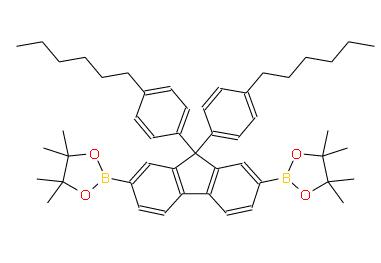 2,2'-[9,9-双(4-己基苯基)-9H-芴-2,7-双硼酸频哪醇酯] | 1206875-64-0 