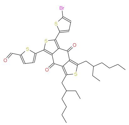 5-(3-(5-溴噻吩-2-基)-5,7-二(2-乙基己基)-4,8-二氧-4,8-二氢苯并[1,2-C:4,5-C']二噻吩-1-基)噻吩-2-醛 | 2411657-09-3 