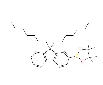 9,9-双-N-辛基芴-2-硼酸嚬哪醇酯 | 302554-81-0 