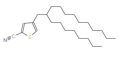 4-(2-辛基十二烷基)噻吩-2-腈 | 1817843-53-0 