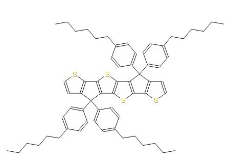 4,4,9,9-四(4-己基苯基)-4,9-二氢-噻吩并[3',2':4,5]环戊二烯并[1,2-b]噻吩[2'',3'':3',4']环戊二烯并[1',2':4,5]噻吩并[2, 