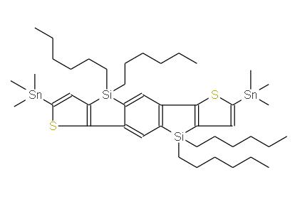 2,7-双三甲基锡-苯并[1,2-B:4,5-B]双(4,4'-二辛基-4H-二噻吩并噻咯)-双三甲基锡 | 1569453-45-7 