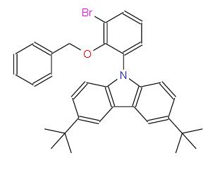 9-(2-(苄氧基)-3-溴苯基)-3,6-二叔丁基-9H-咔唑 | 2748280-46-6 