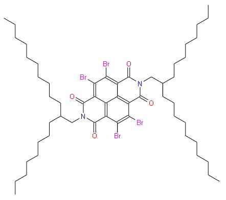  4,5,9,10-四溴-2,7-二(2-辛基十二烷基)苯并[lmn][3,8]菲咯啉-1,3,6,8(2H,7H)-四酮 | 1219501-17-3 