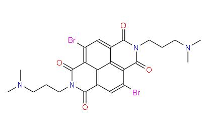 4,9-二溴-2,7-双(3-(二甲氨基丙基)苯并[LMN][3,8]菲咯林-1,3,6,8(2H,7H)-四酮 | 1375748-41-6 