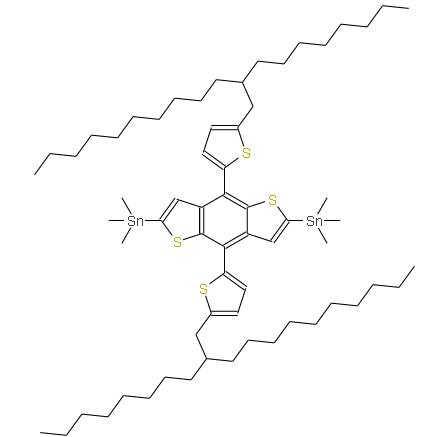 (4,8-双(2-(5-(2-辛基十二烷基))噻吩)苯并[1,2-b:4,5-b’]二噻吩-2,6-二基)双三甲基锡 | 1709838-53-8 